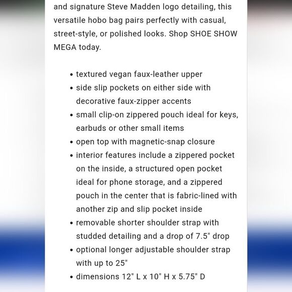 Steve Madden BKoltt Bucket Bag- Black - Picture 4 of 12